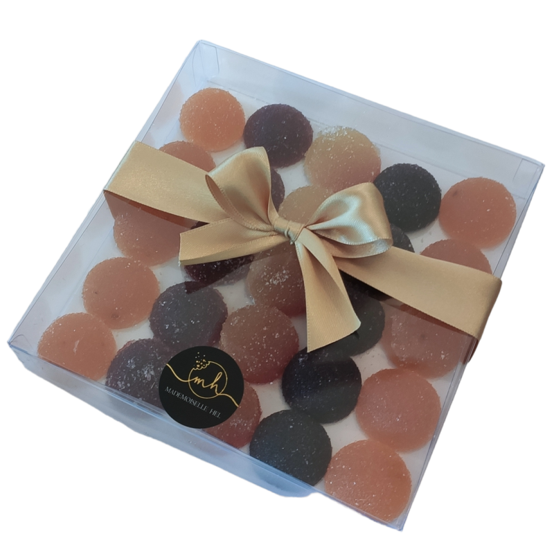 Coffret de 25 pâtes de fruits